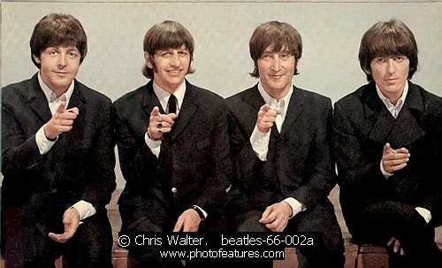 Photo of Beatles for media use , reference; beatles-66-002a,www.photofeatures.com