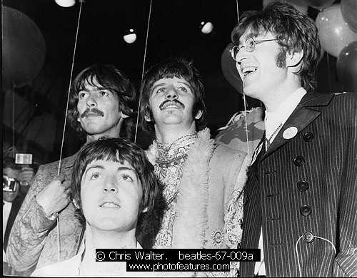 Photo of Beatles for media use , reference; beatles-67-009a,www.photofeatures.com