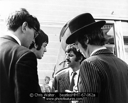 Photo of Beatles for media use , reference; beatlesMMT-67-062a,www.photofeatures.com