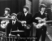 Photo of The Beatles  1966 John Lennon, Ringo Starr, Paul McCartney and George Harrison on  Top Of The Pops.