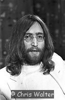Photo of Beatles 1969 John Lennon at Heathrow Airport.