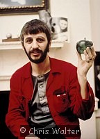 Photo of BEATLES 1969 Ringo Starr at Apple Corps.