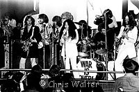 Photo of John Lennon 1969 War Is Over concert at the Lyceum in London with Eric Clapton, Delaney Bramlett, Delaney Bramlett, Keith Monn and John Lennon.