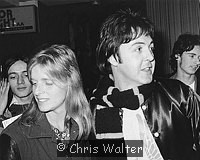 Photo of Paul and Linda McCartney 1976.