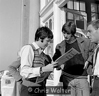 Photo of The Beatles 1967 Paul McCartney during filming of Magical Mystery Tour at Atlantic Hotel in Newquay in Cornwall