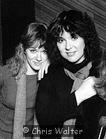 Photo of Heart 1982 Nancy Wilson and  Ann Wilson  in their Seattle Studio<br> Chris Walter<br>