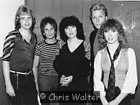 Photo of HEART 1983 Howard Leese,Danny Carmassi, Ann Wilson,Mark Andes, Nancy Wilson,.