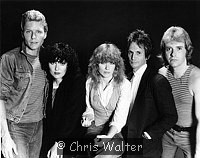 Photo of Heart 1983 Mark Andes, Ann Wilson, Nancy Wilson, Danny Carmassi and Howard Leese<br> Chris Walter<br>