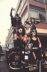 Photo of Kiss 1976 Gene Simmons, Paul Stanley, Ace Frehley and Peter Criss<br>© Chris Walter<br>