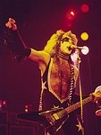 Photo of Kiss 1976 Paul Stanley<br>© Chris Walter<br>
