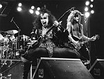 Photo of Kiss 1976 Gene Simmons and Paul Stanley<br>© Chris Walter<br>
