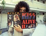 Photo of Kiss 1978 Gene Simmons<br>© Chris Walter<br>