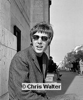 Photo of Walker Brothers 1966 Scott Walker at Arc de Triomphe in Paris<br> Chris Walter