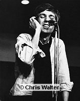 Photo of Scott Walker 1968 at Sheffield Cavendish Club <br> Chris Walter